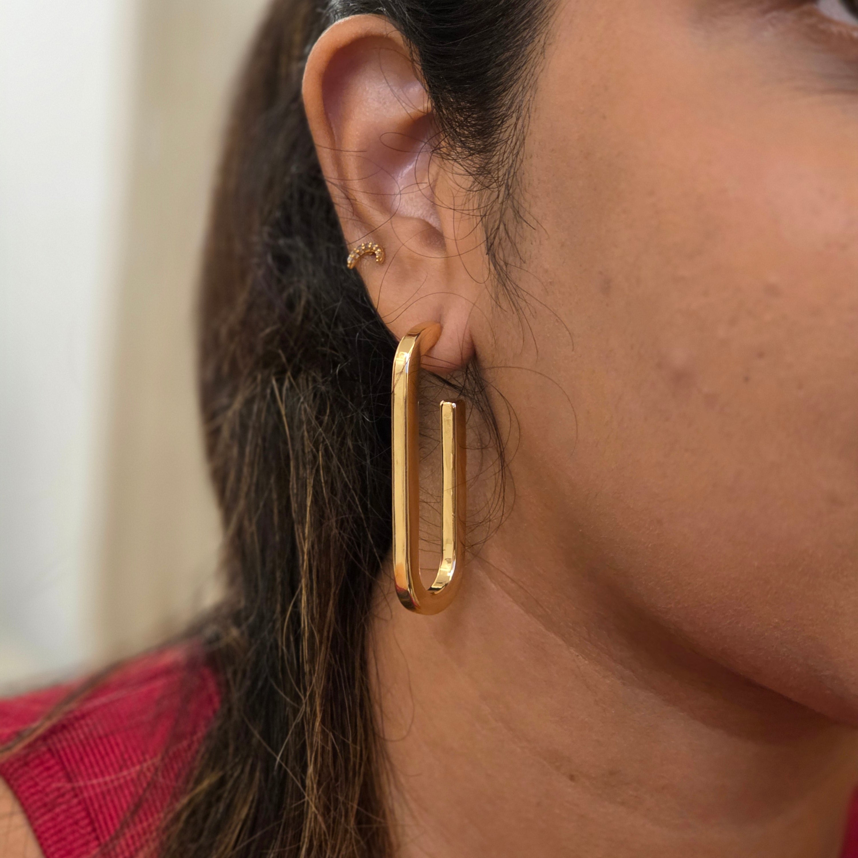 Twin Link Earrings