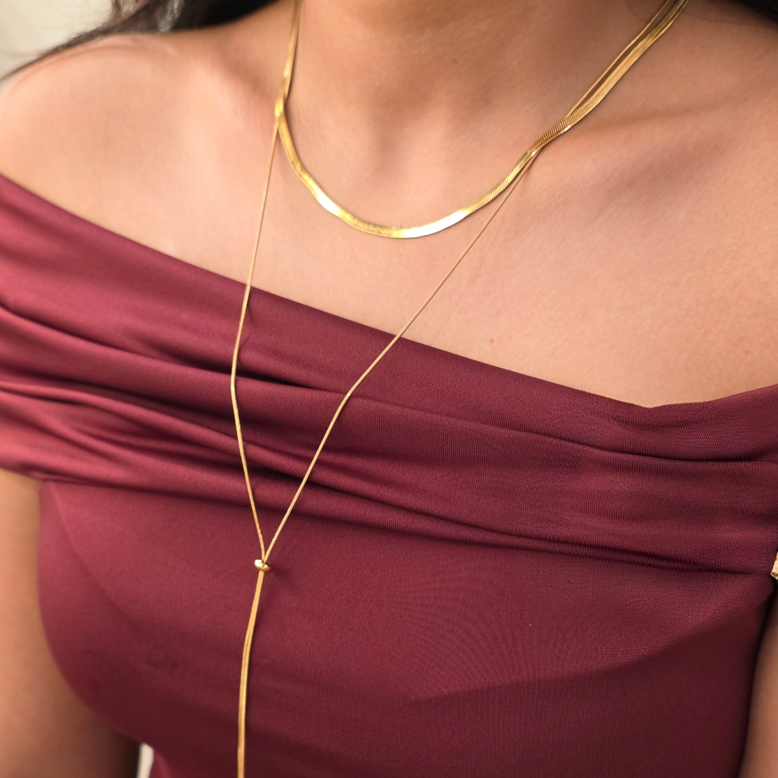 Layered Lariat Necklace