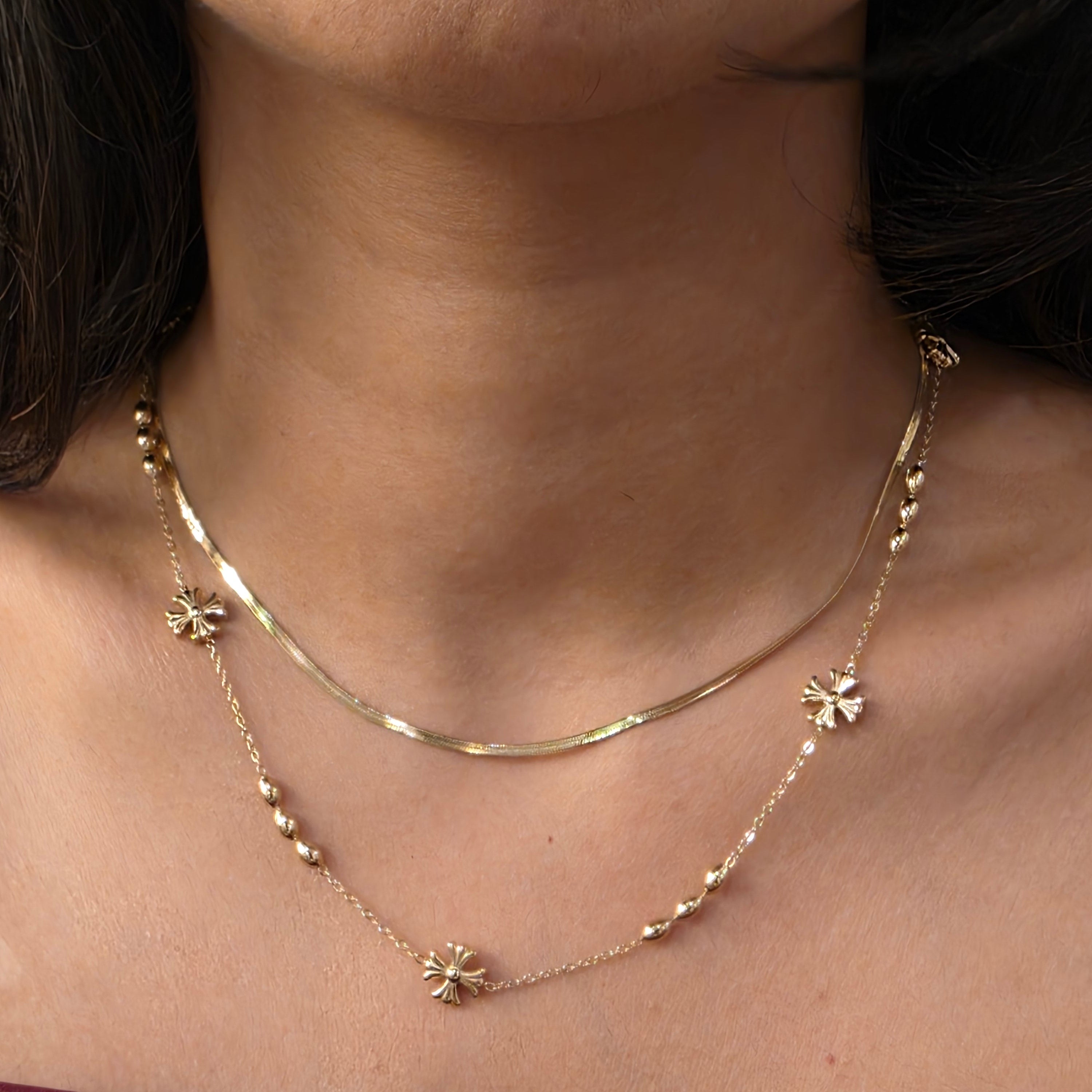 Petal Bead Necklace