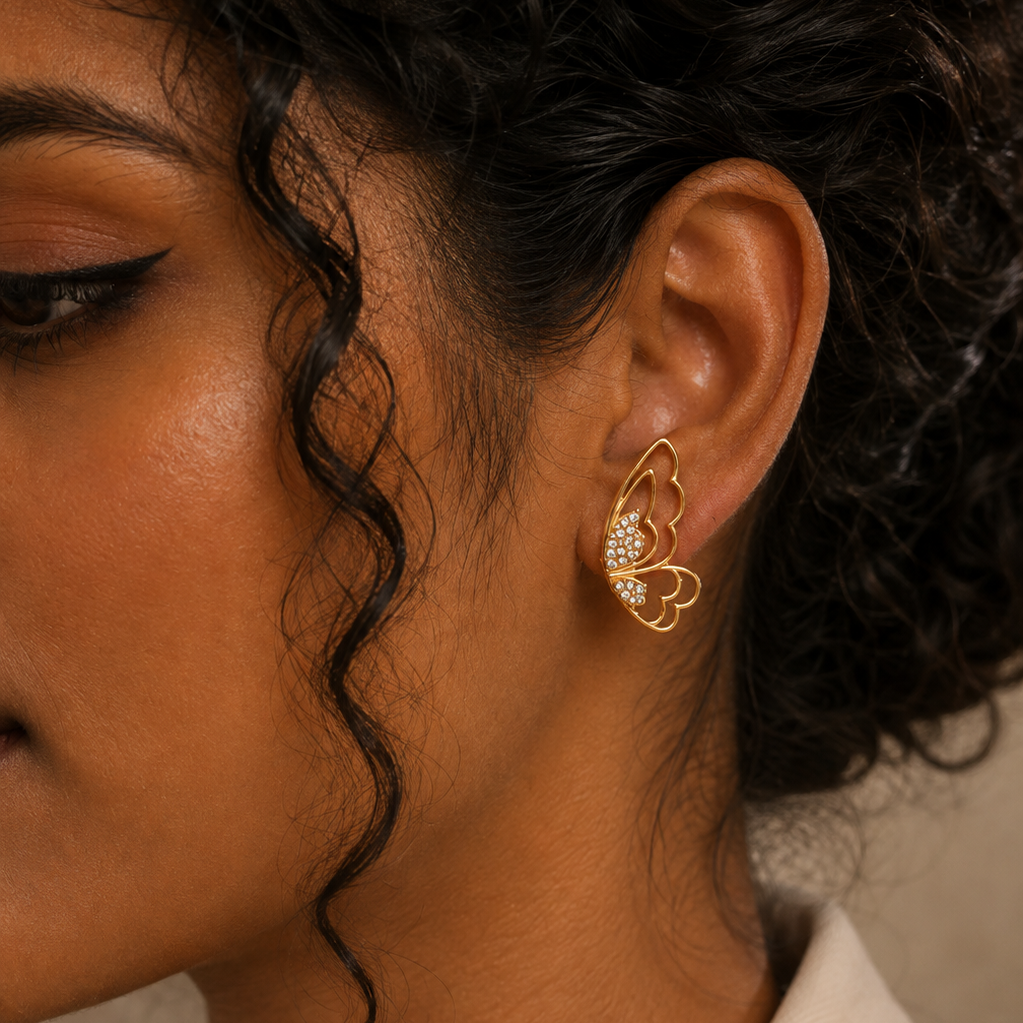 Wing Outline Earrings