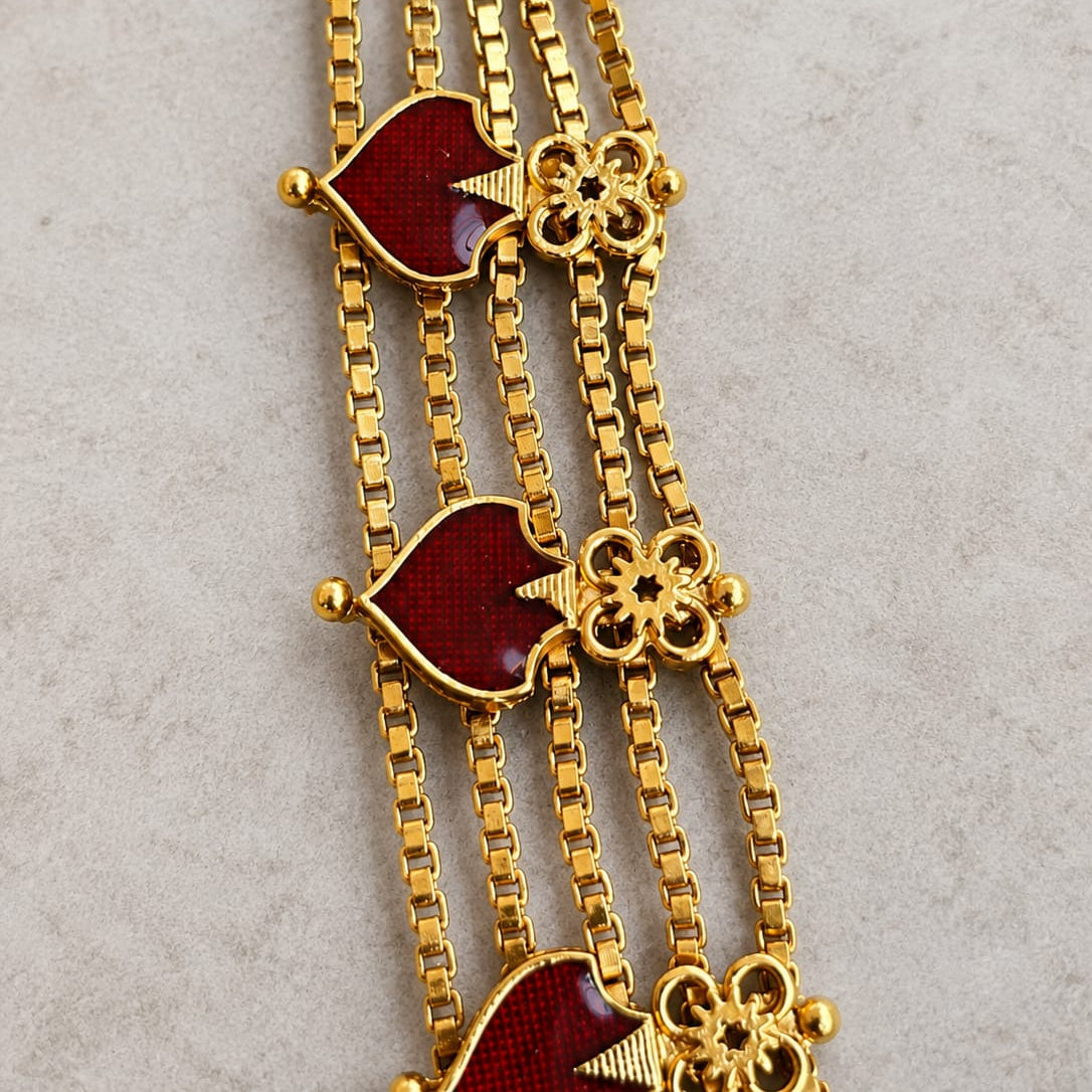 Heart Drop Choker Set