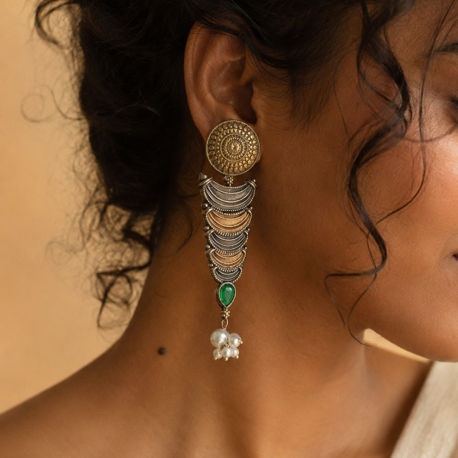 Sunburst Cascade Earrings