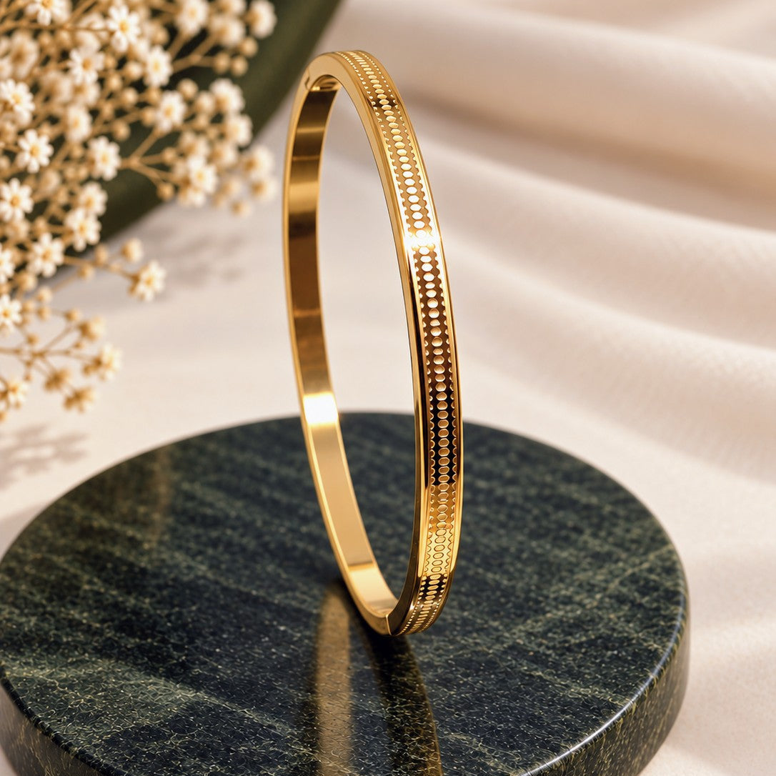 Textured Scale Watch Kada