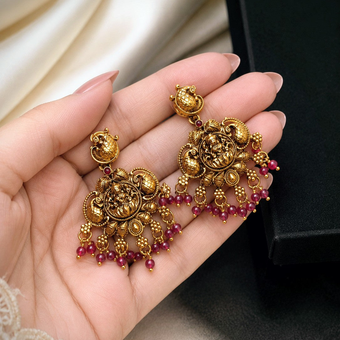 Temple Deity Pendant Necklace