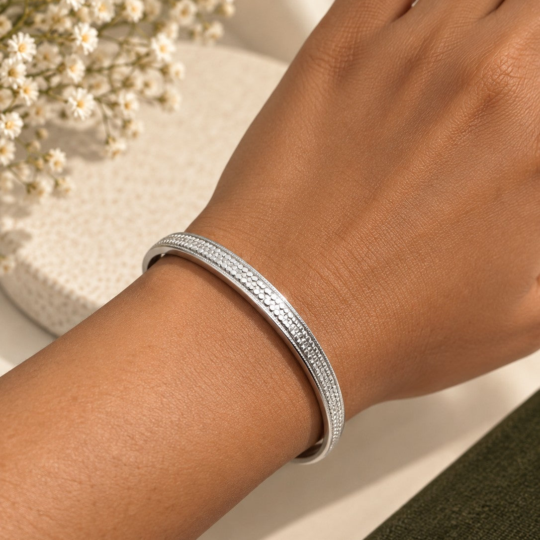 Textured Scale Watch Kada