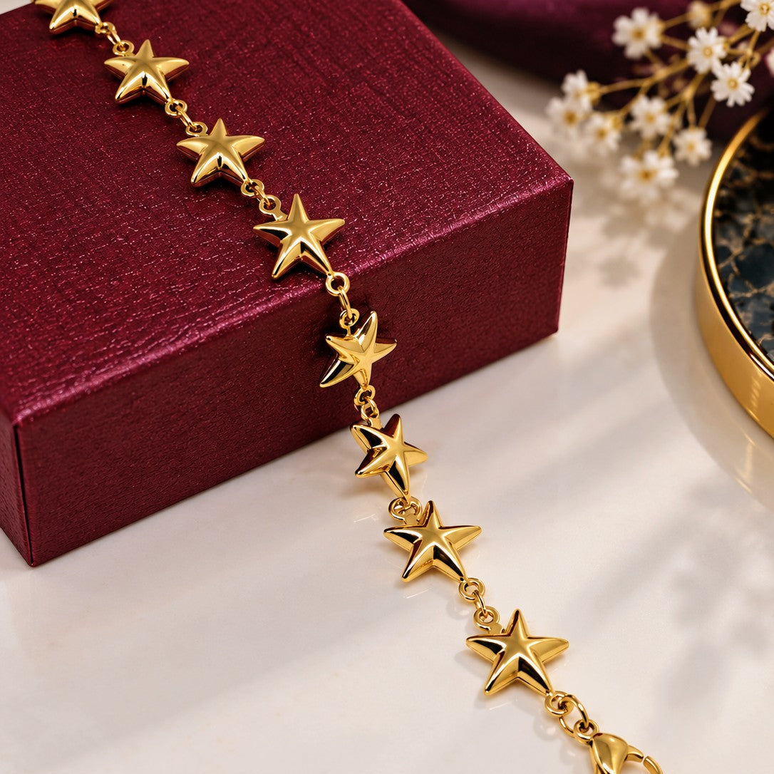 Star Link Chain Bracelet