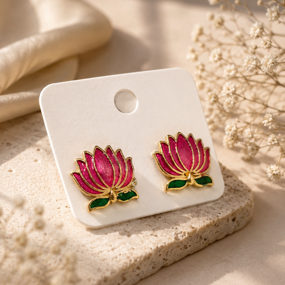 Lotus Coin Necklace
