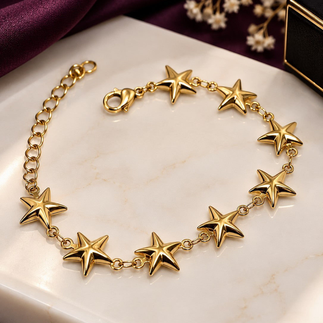 Star Link Chain Bracelet