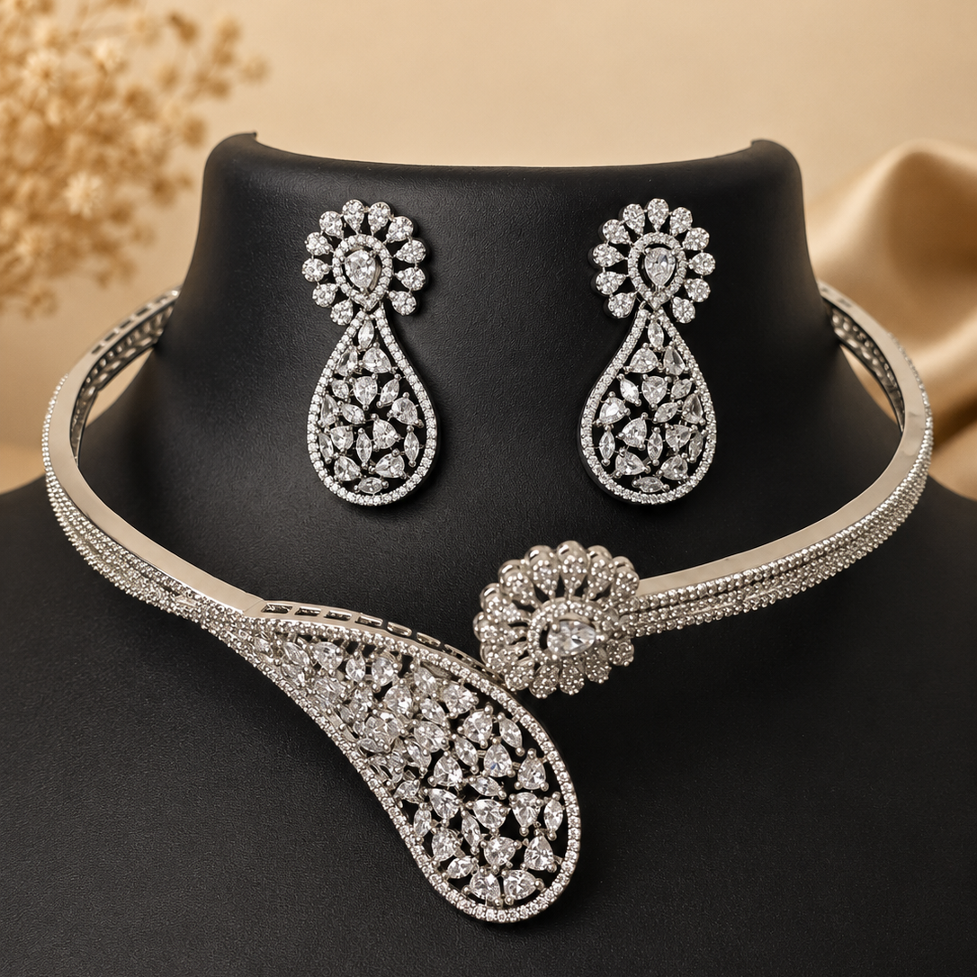 Paisley Drop Necklace