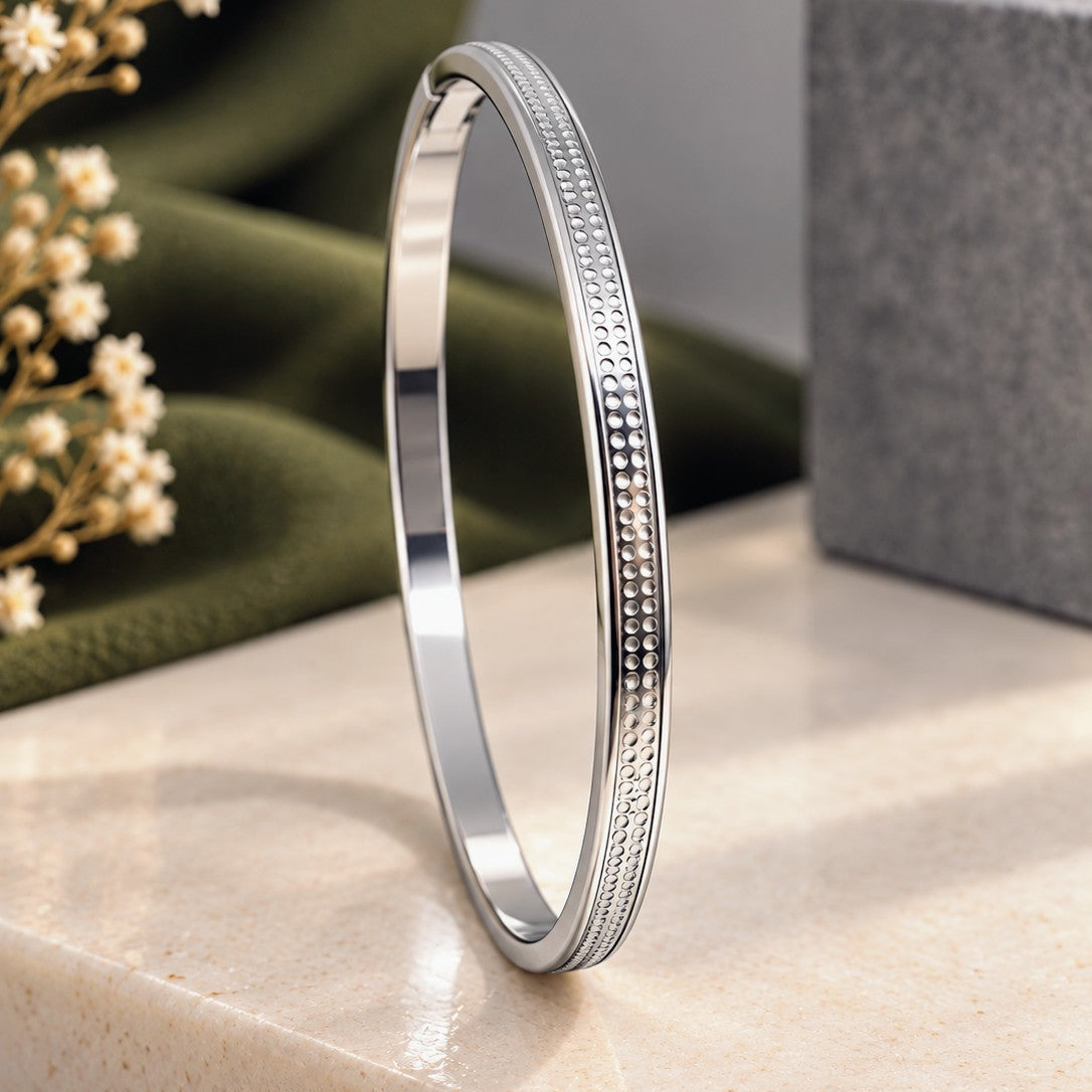 Textured Scale Watch Kada