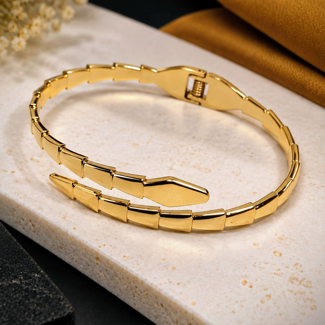 Snake Coil Spiral Bracelet