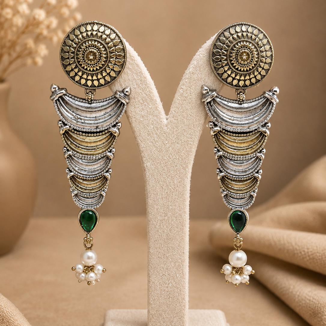 Sunburst Cascade Earrings
