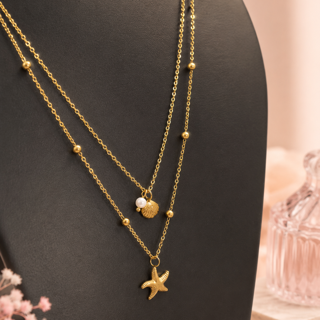 Shell Star Necklace