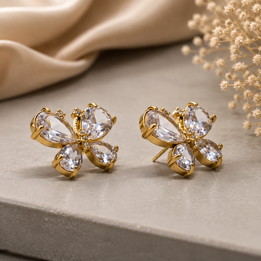 Crystal Bloom Earrings