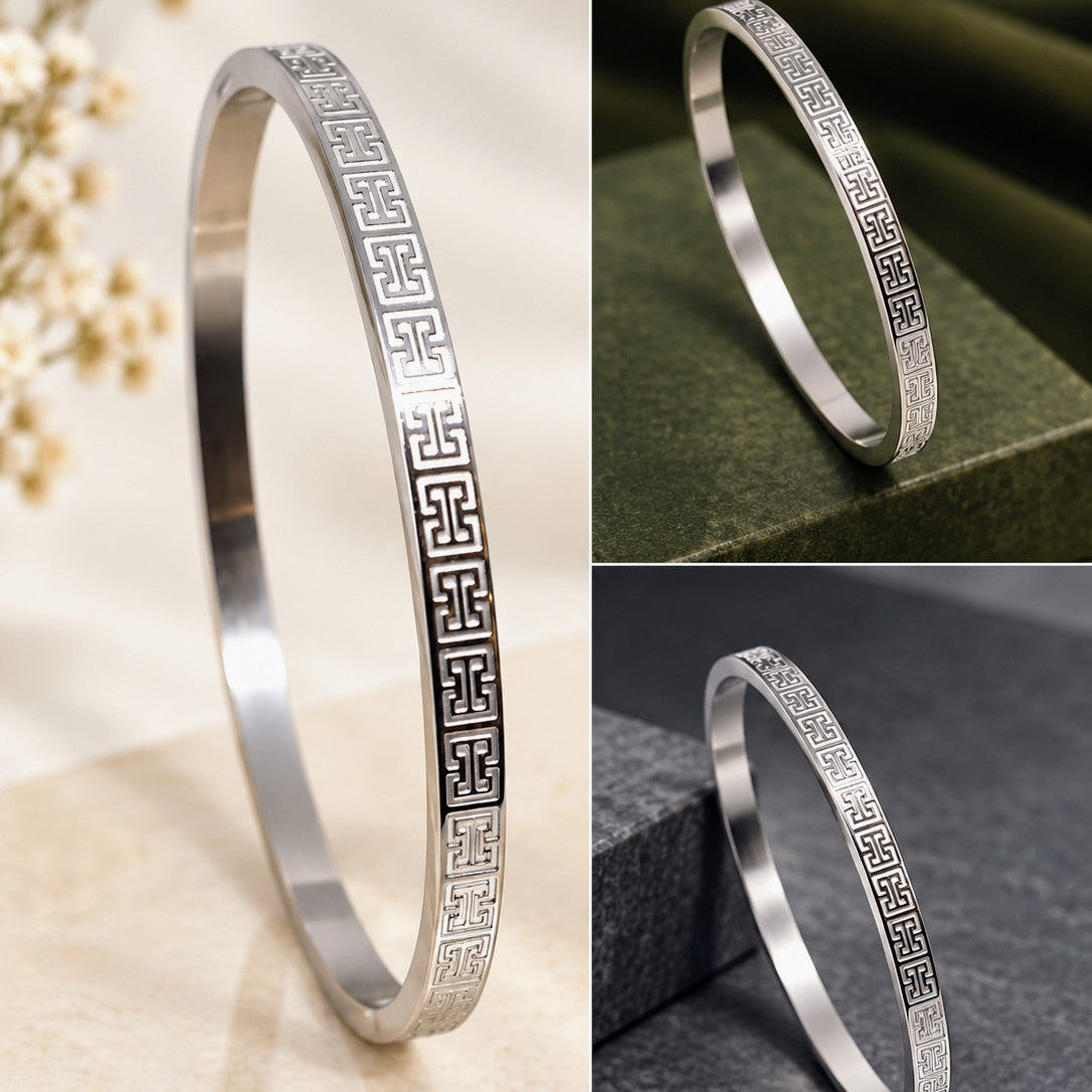 Greek Key Watch Kada
