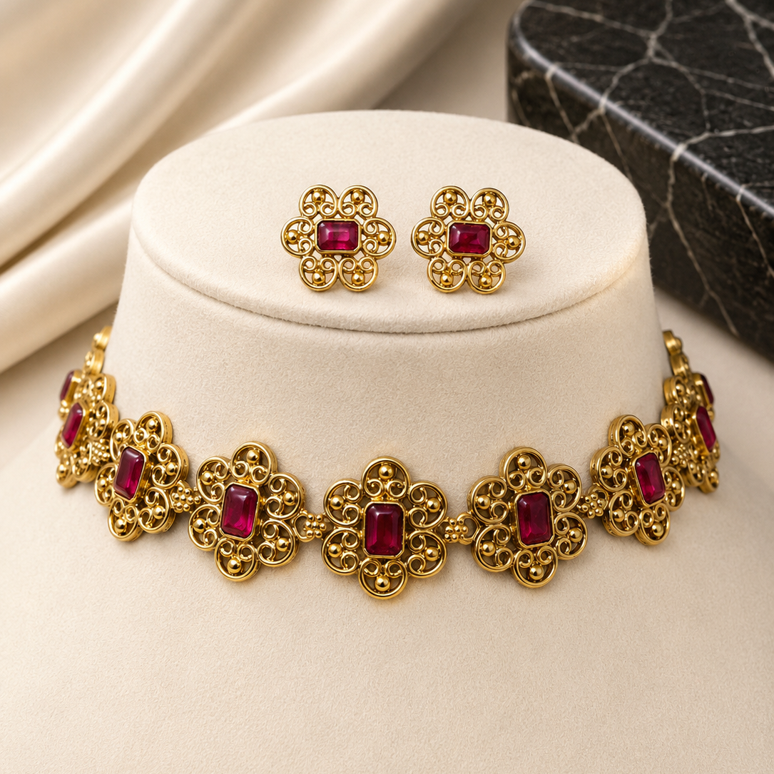 Filigree Bloom Choker
