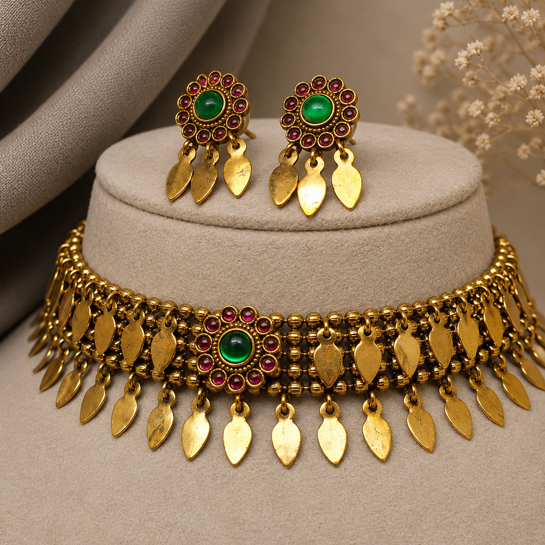 Elakkathali Floral Choker