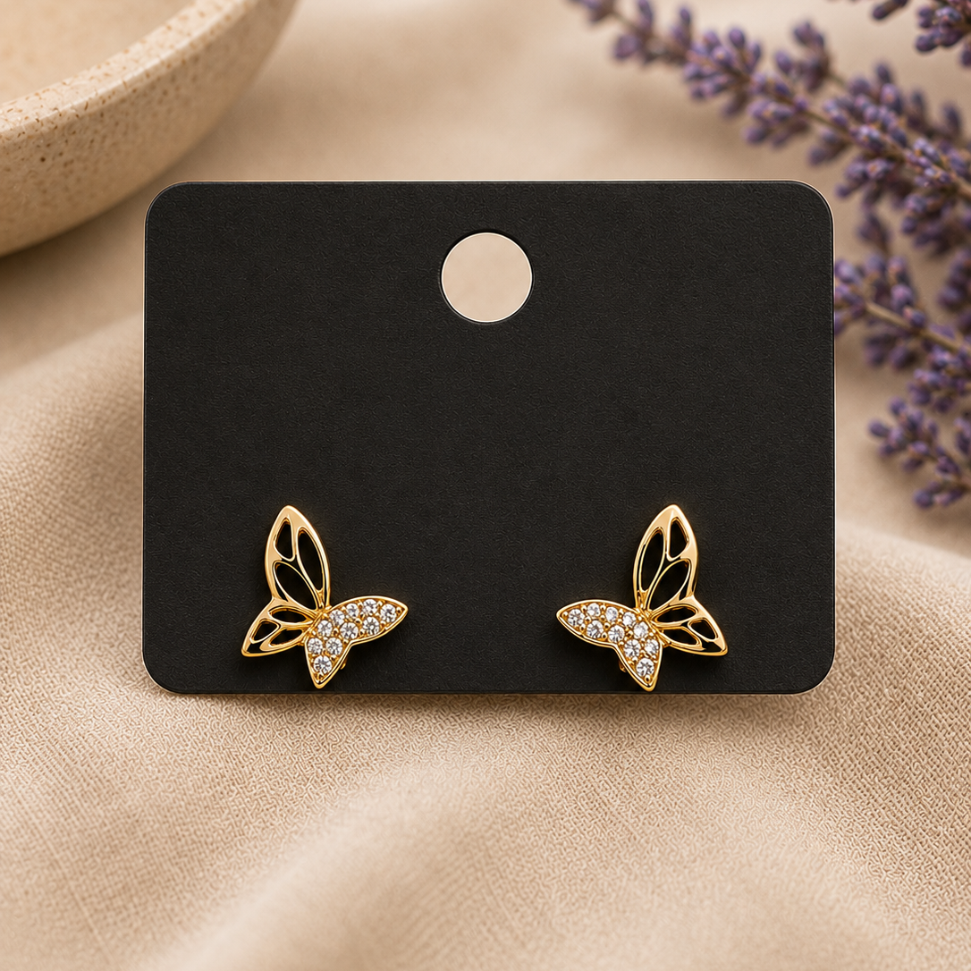 Butterfly Pave Earrings