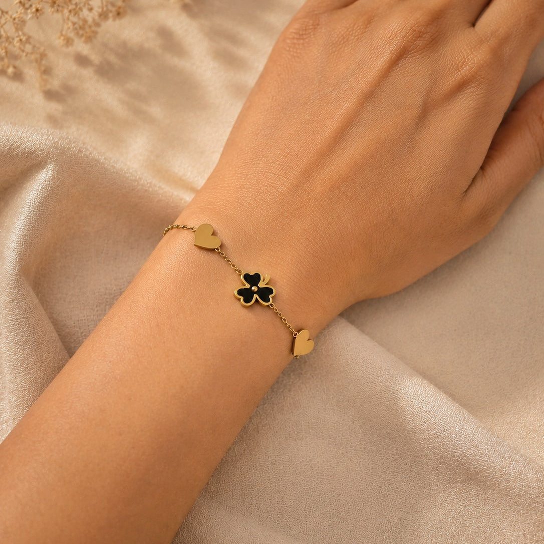 Clover Heart Bracelet