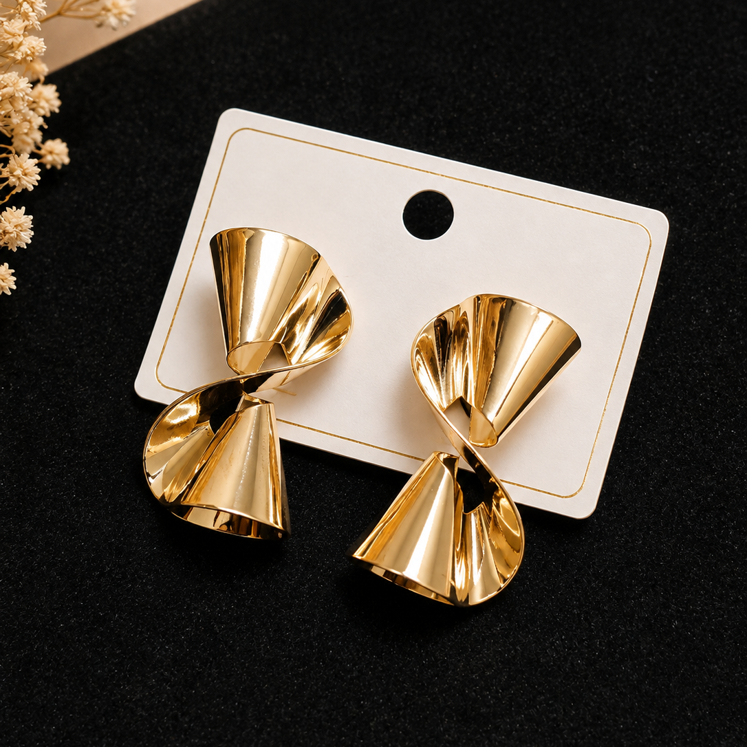 Twist Cone Earrings