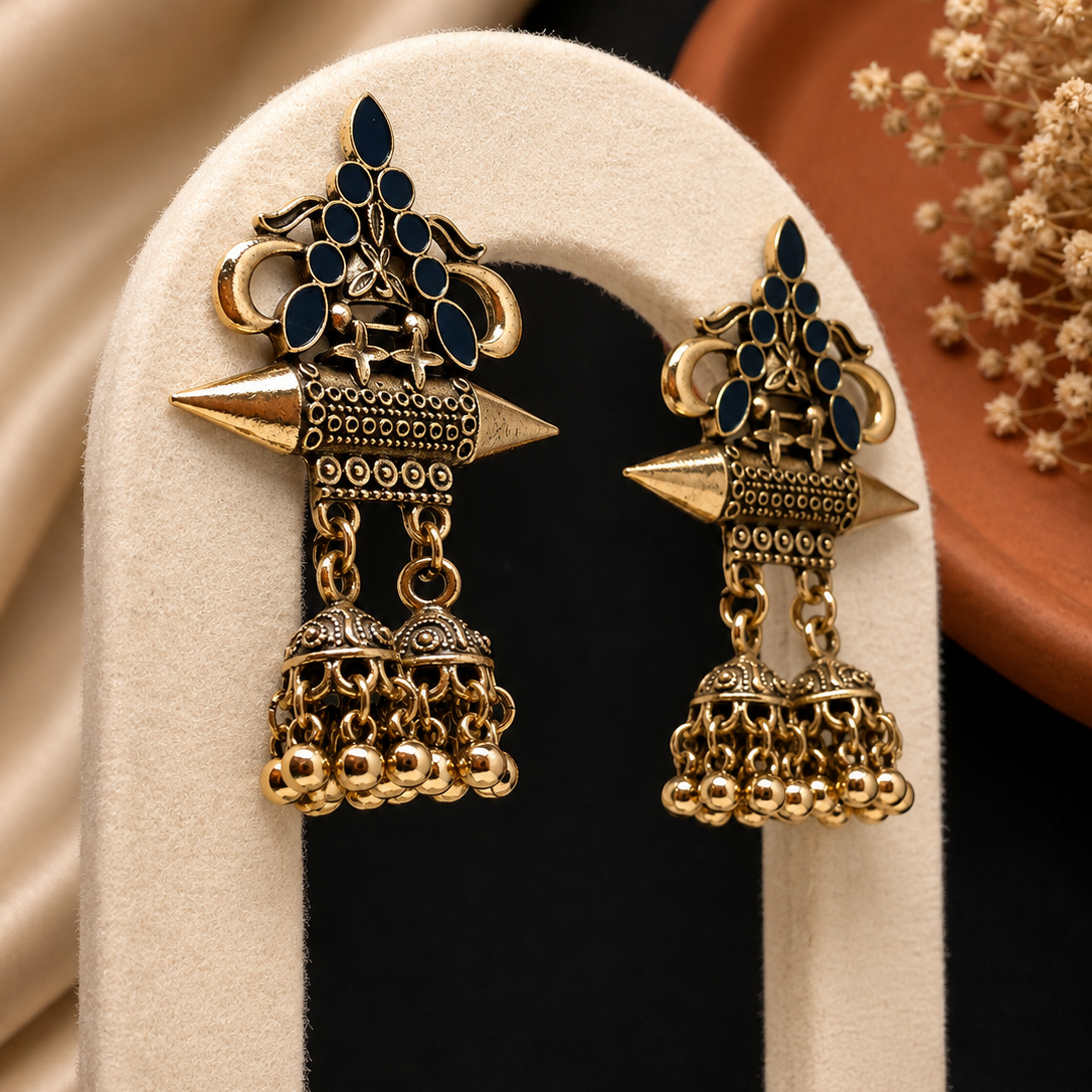 Jhumka Bell Drop Earrings