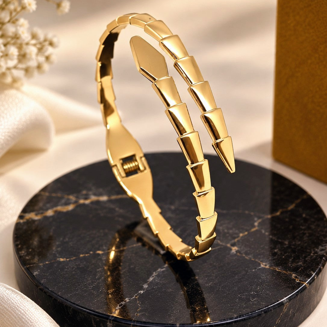 Snake Coil Spiral Bracelet