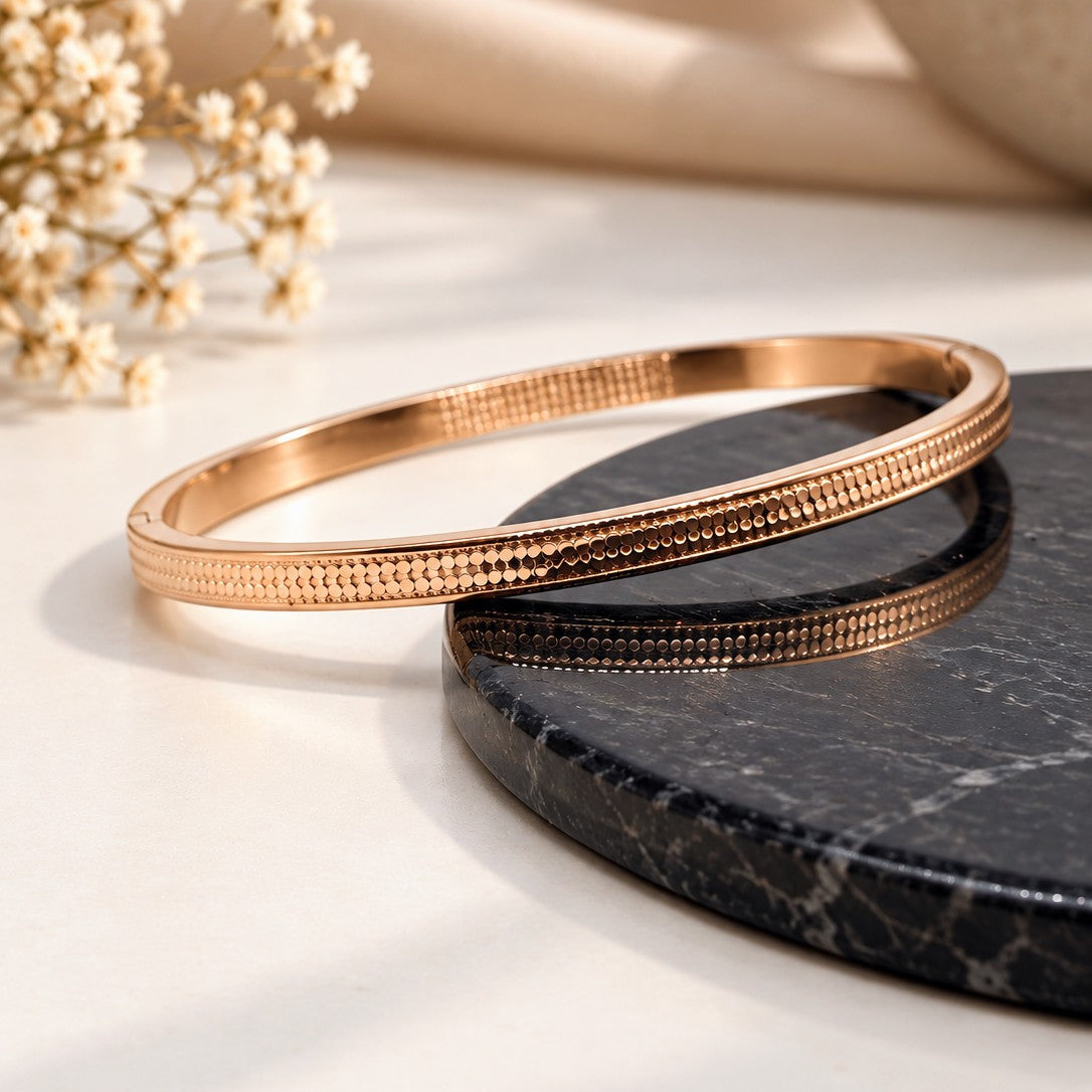 Textured Scale Watch Kada
