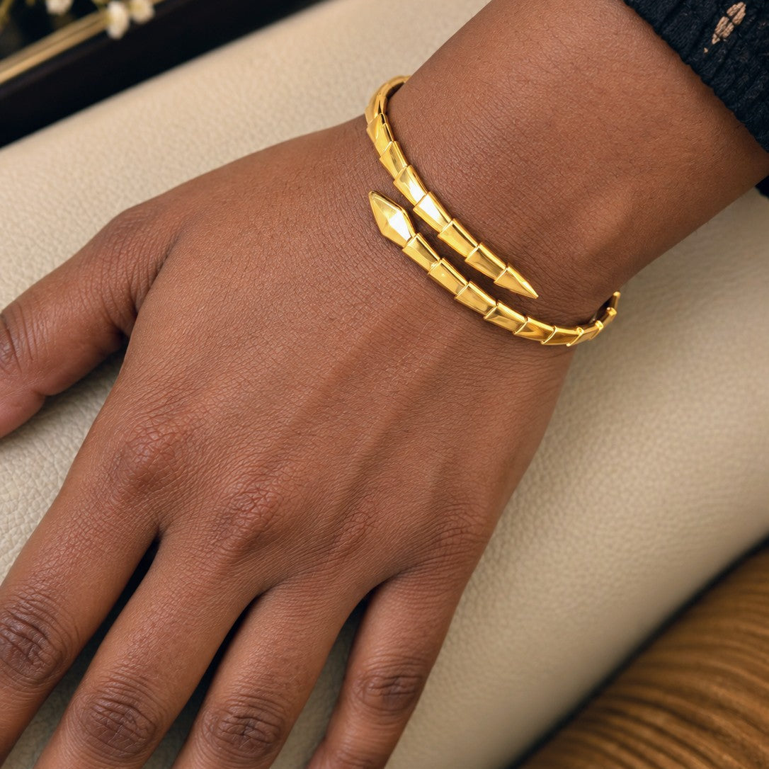 Snake Coil Spiral Bracelet