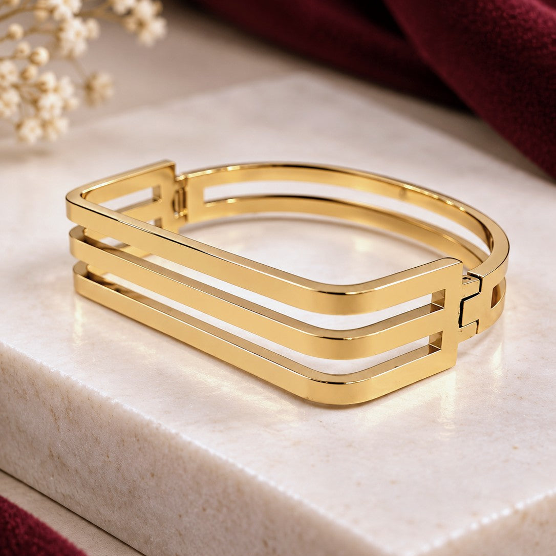 Triple Bar Cuff Bracelet