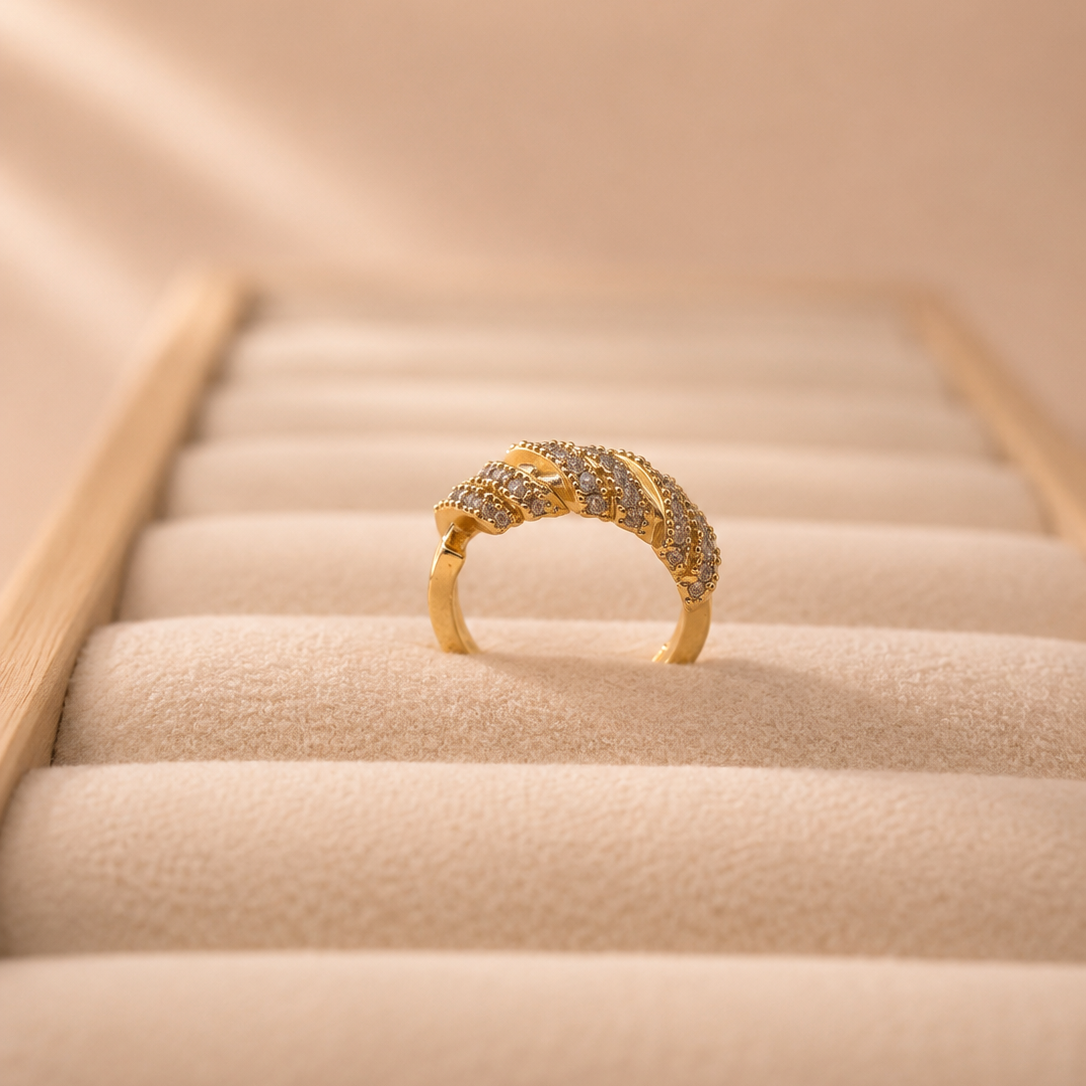Knot Stone Ring