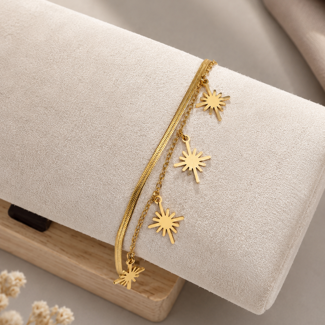 Layered Star Bracelet