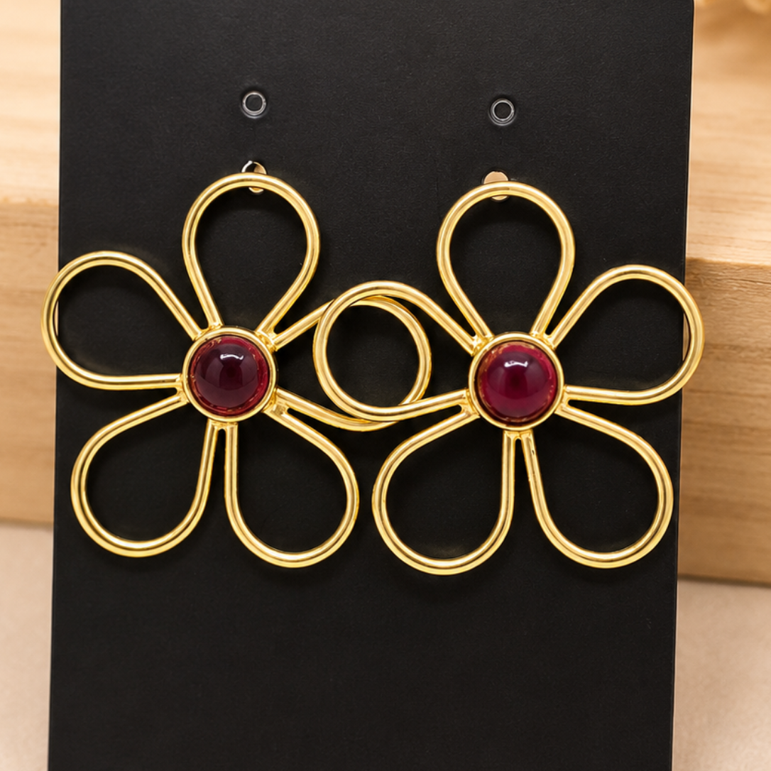 Open Petal Studs