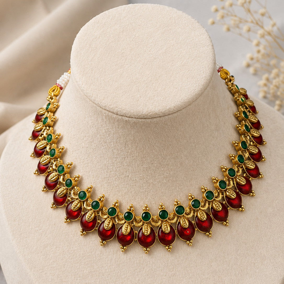 Grand Temple Fringe Necklace