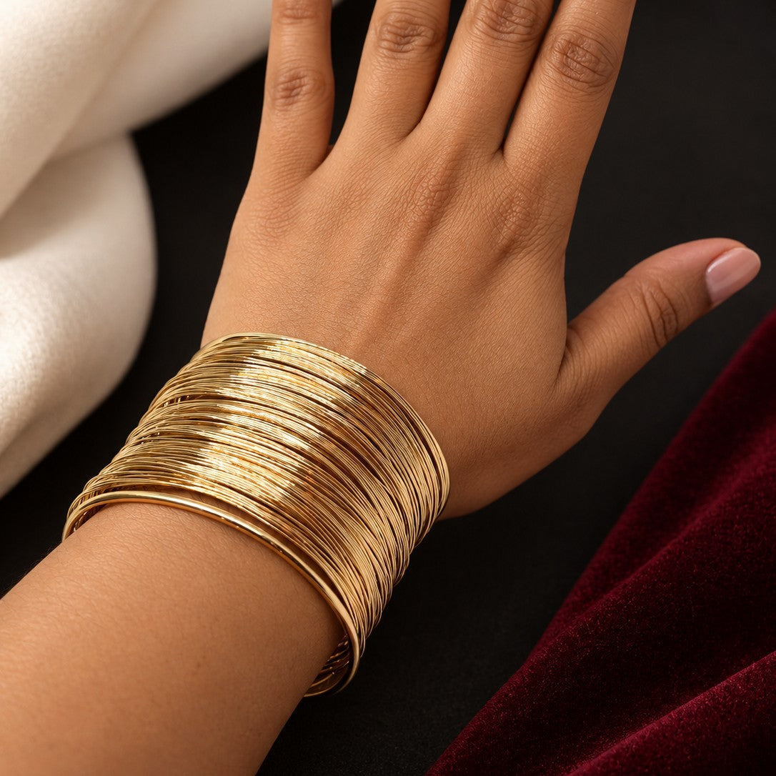Multi Wire Wrap Cuff