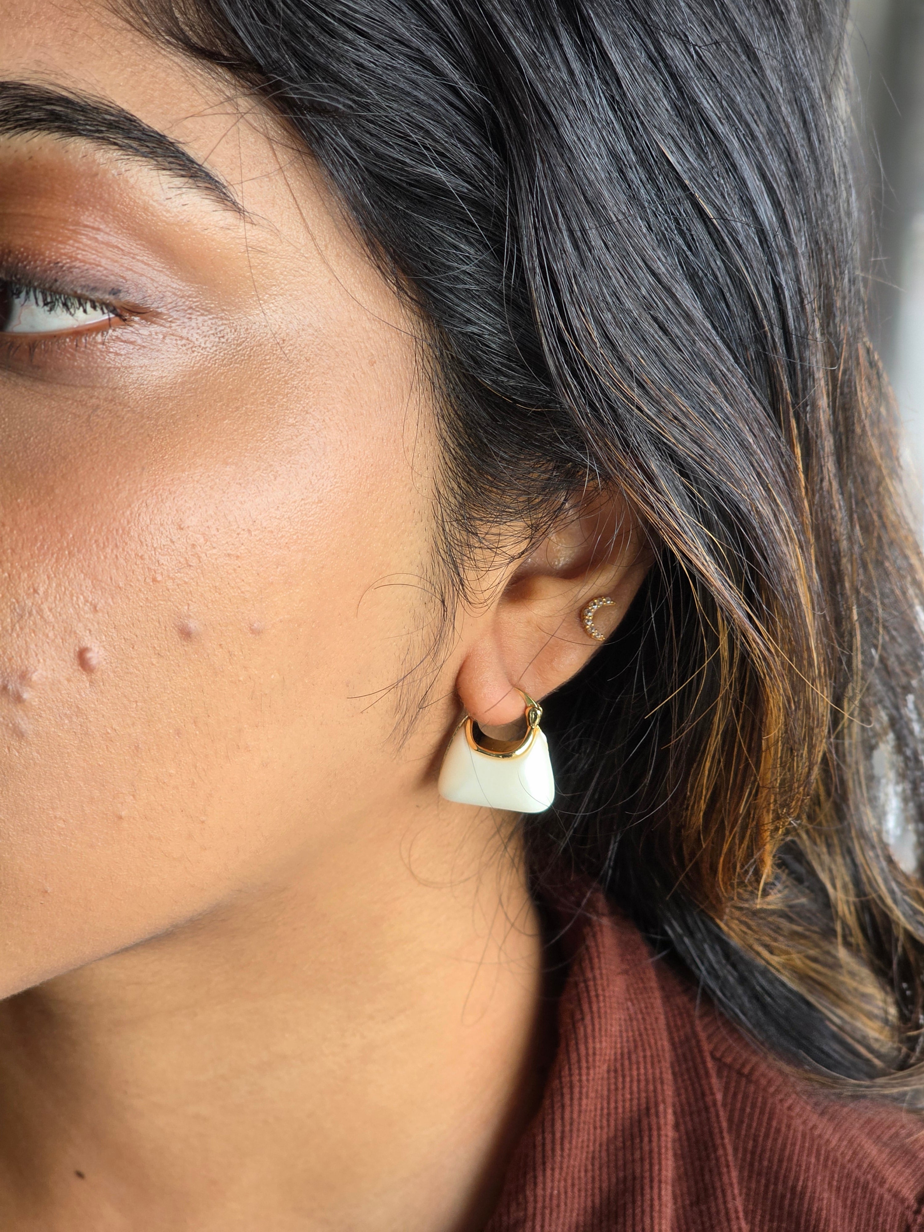 Charm Hoop Earrings