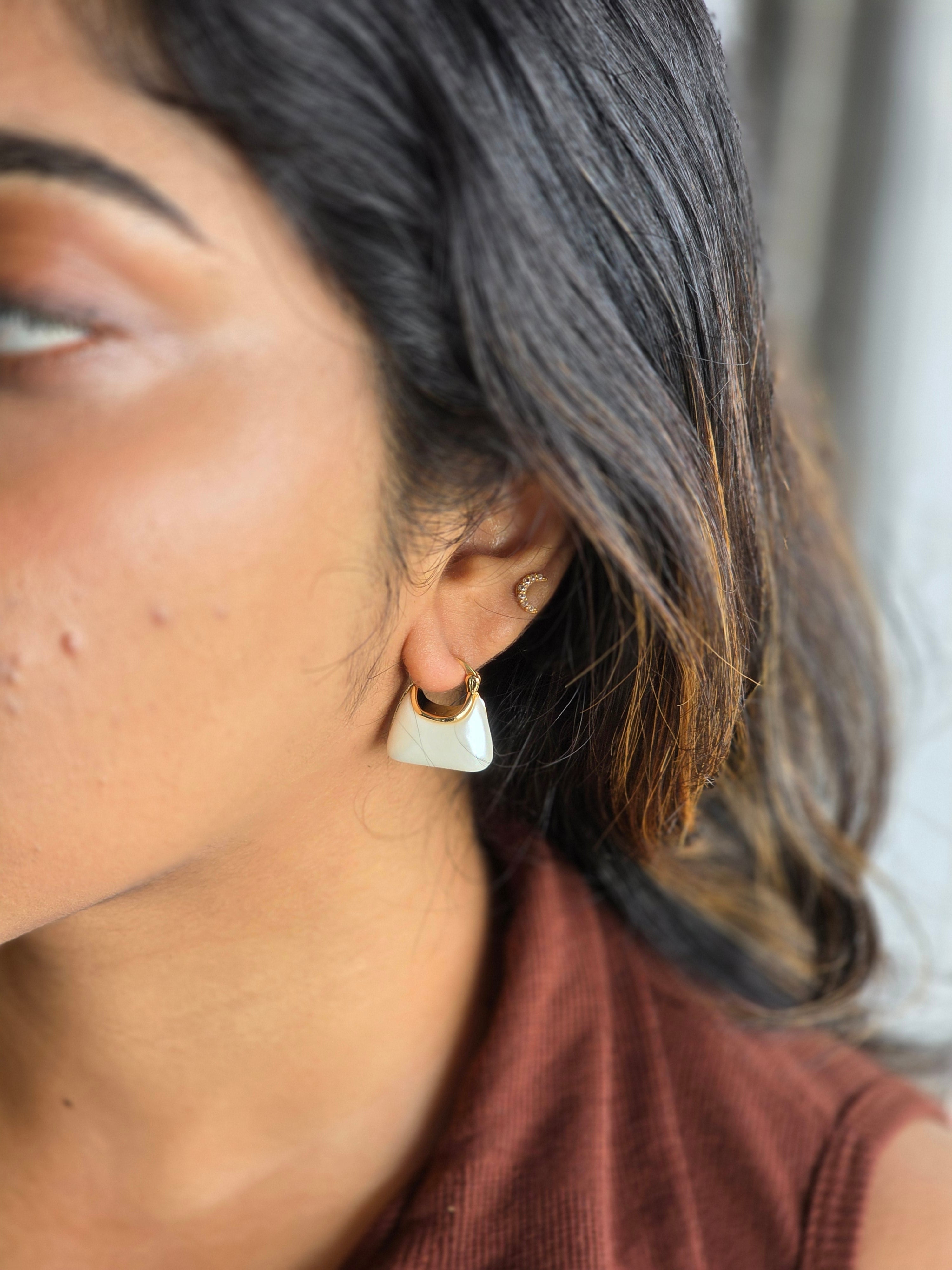 Charm Hoop Earrings