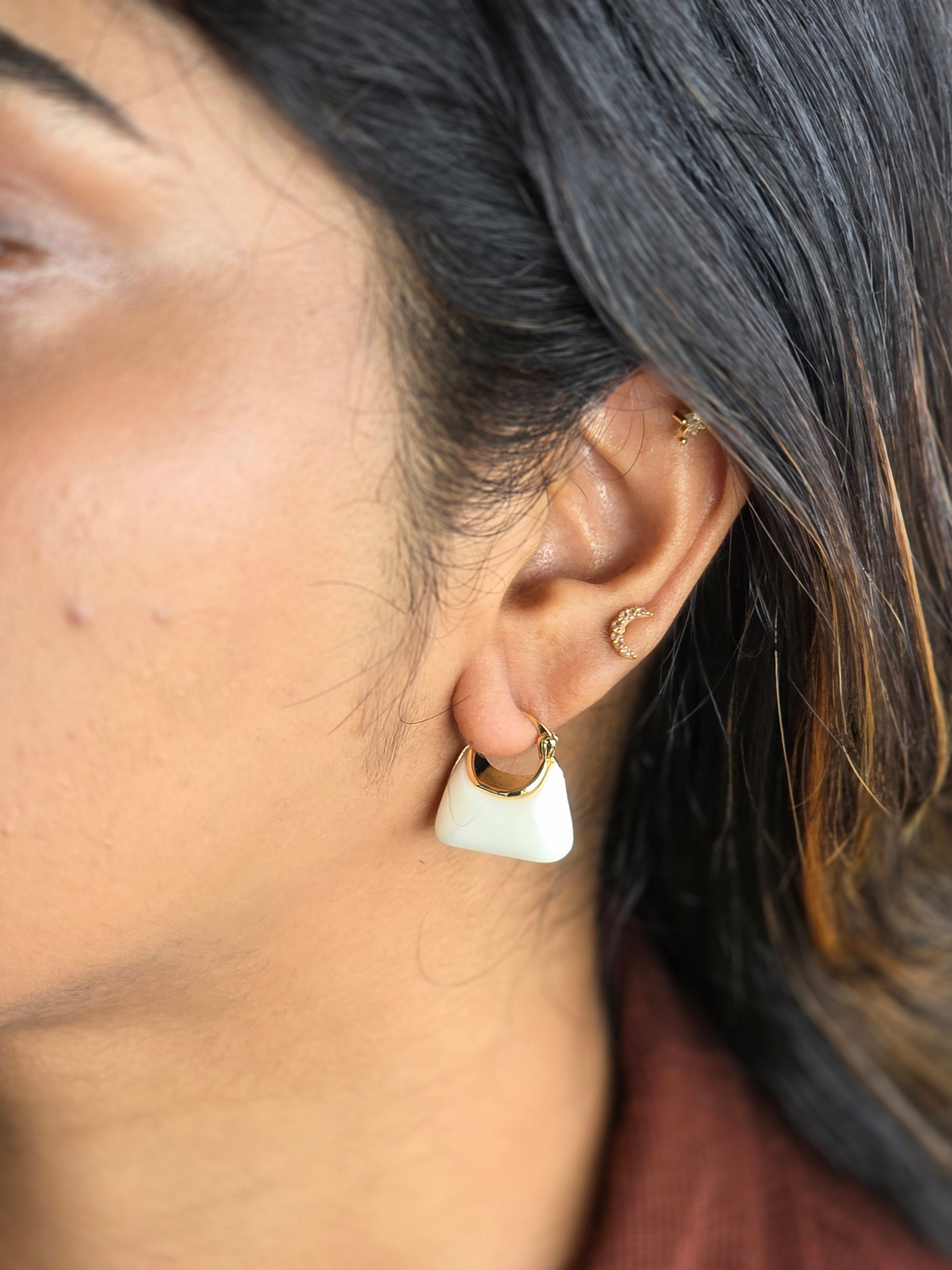 Charm Hoop Earrings