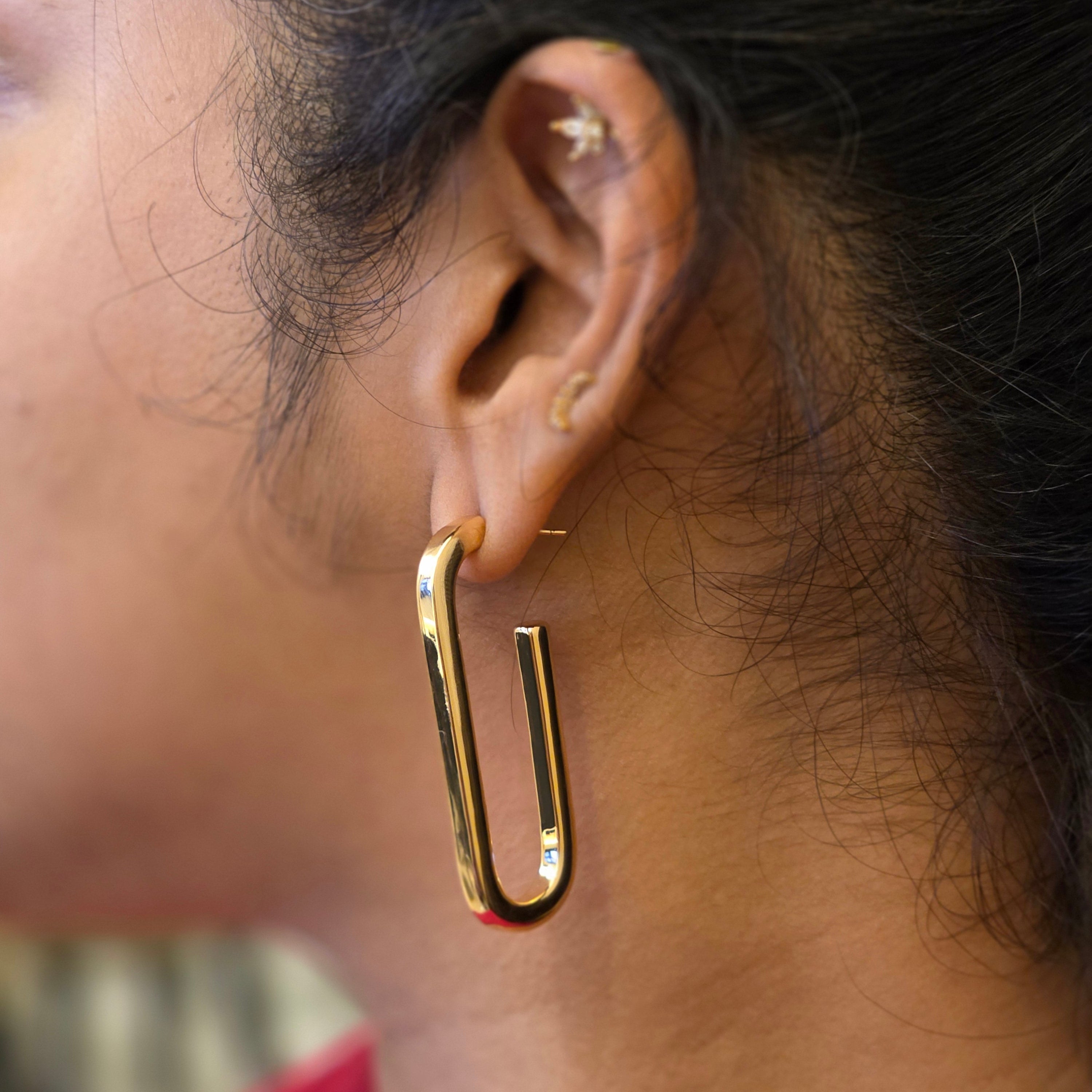 Twin Link Earrings