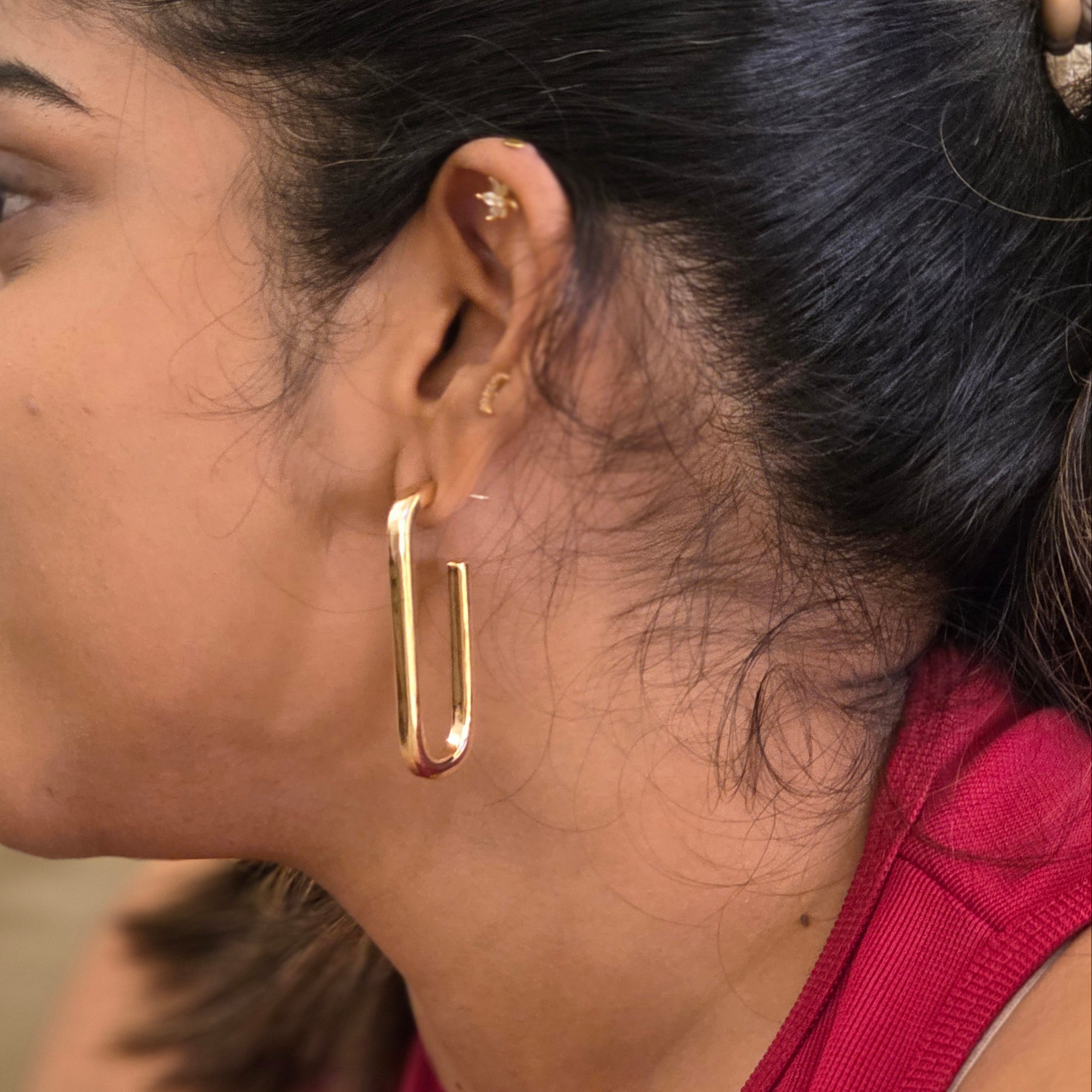 Twin Link Earrings