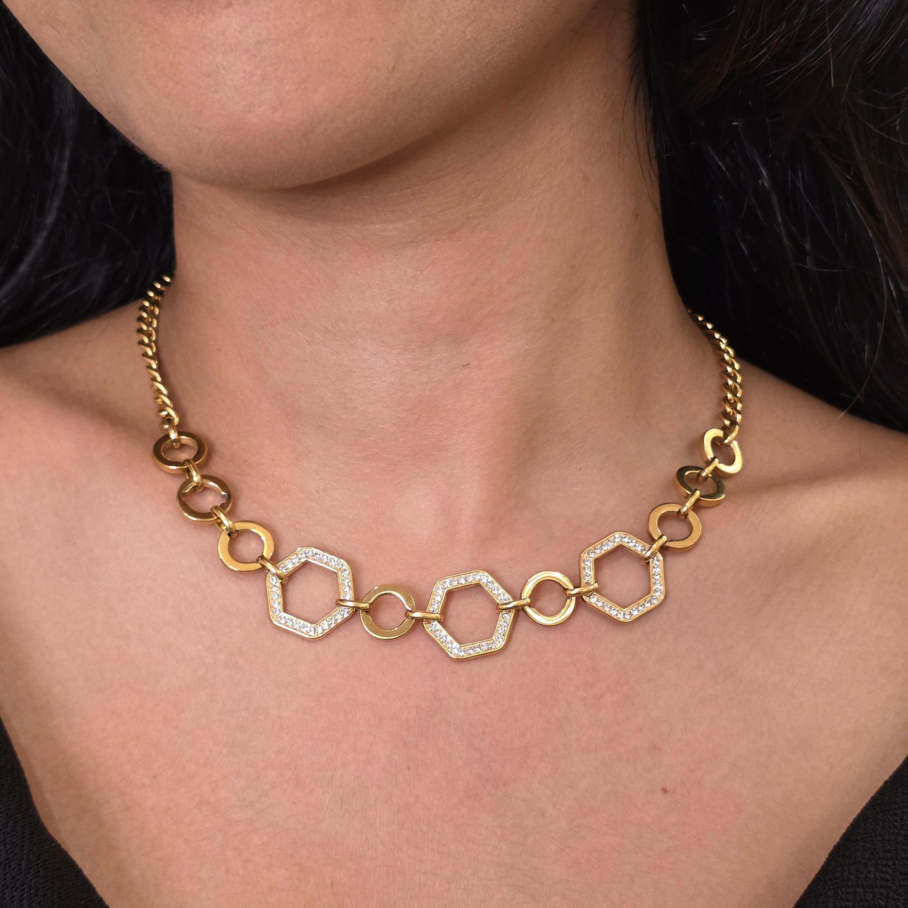 Hex Link Necklace