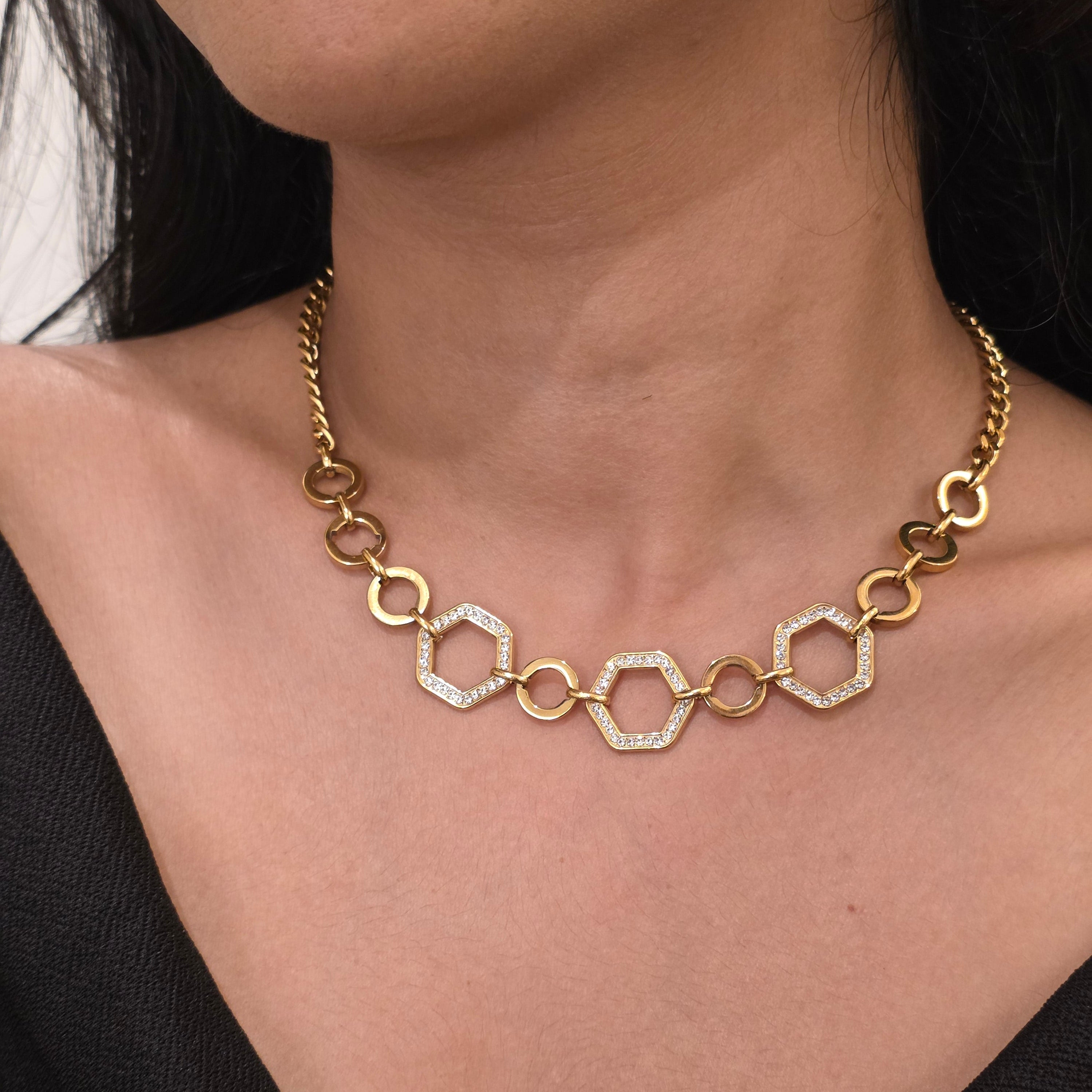 Hex Link Necklace