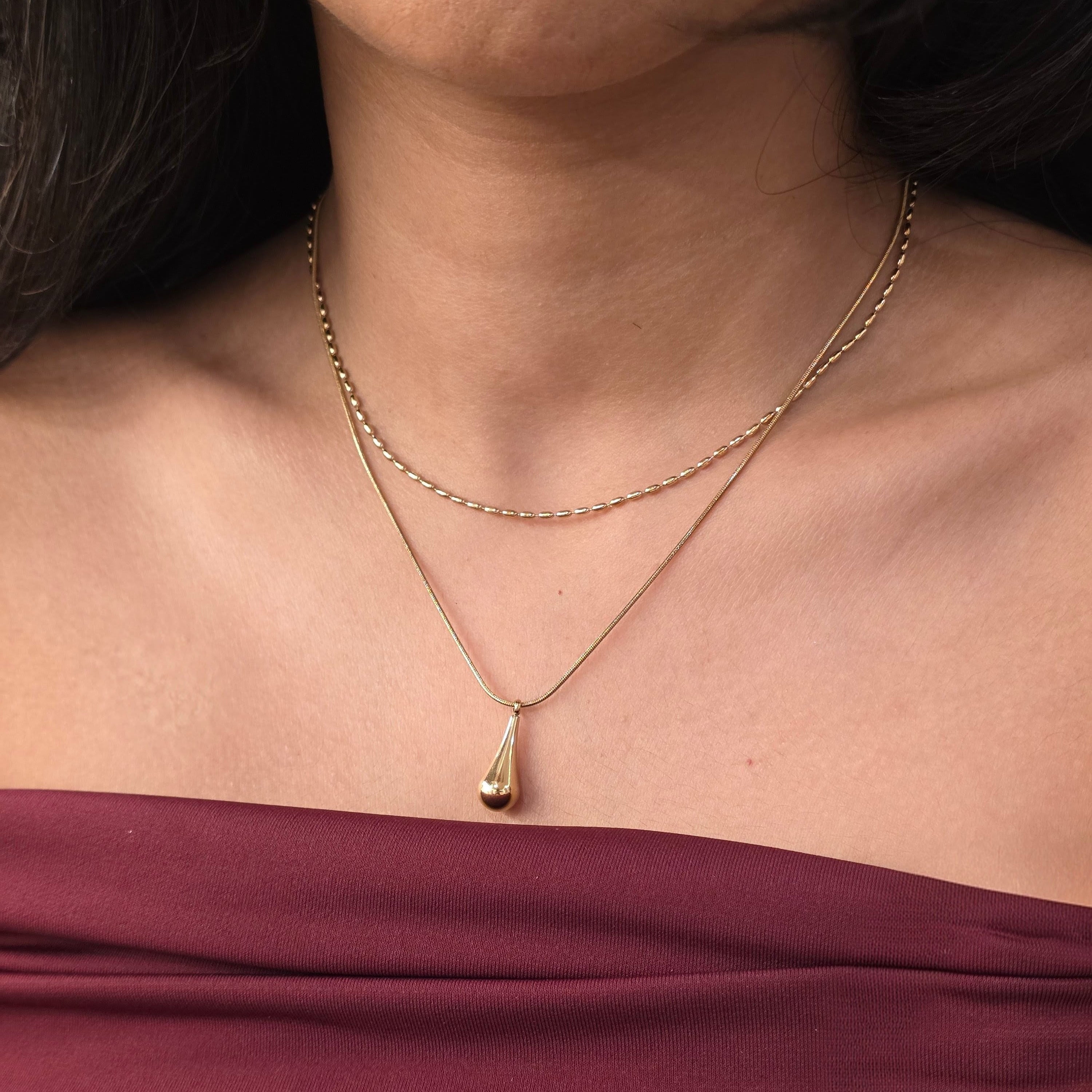 Teardrop Bead Necklace