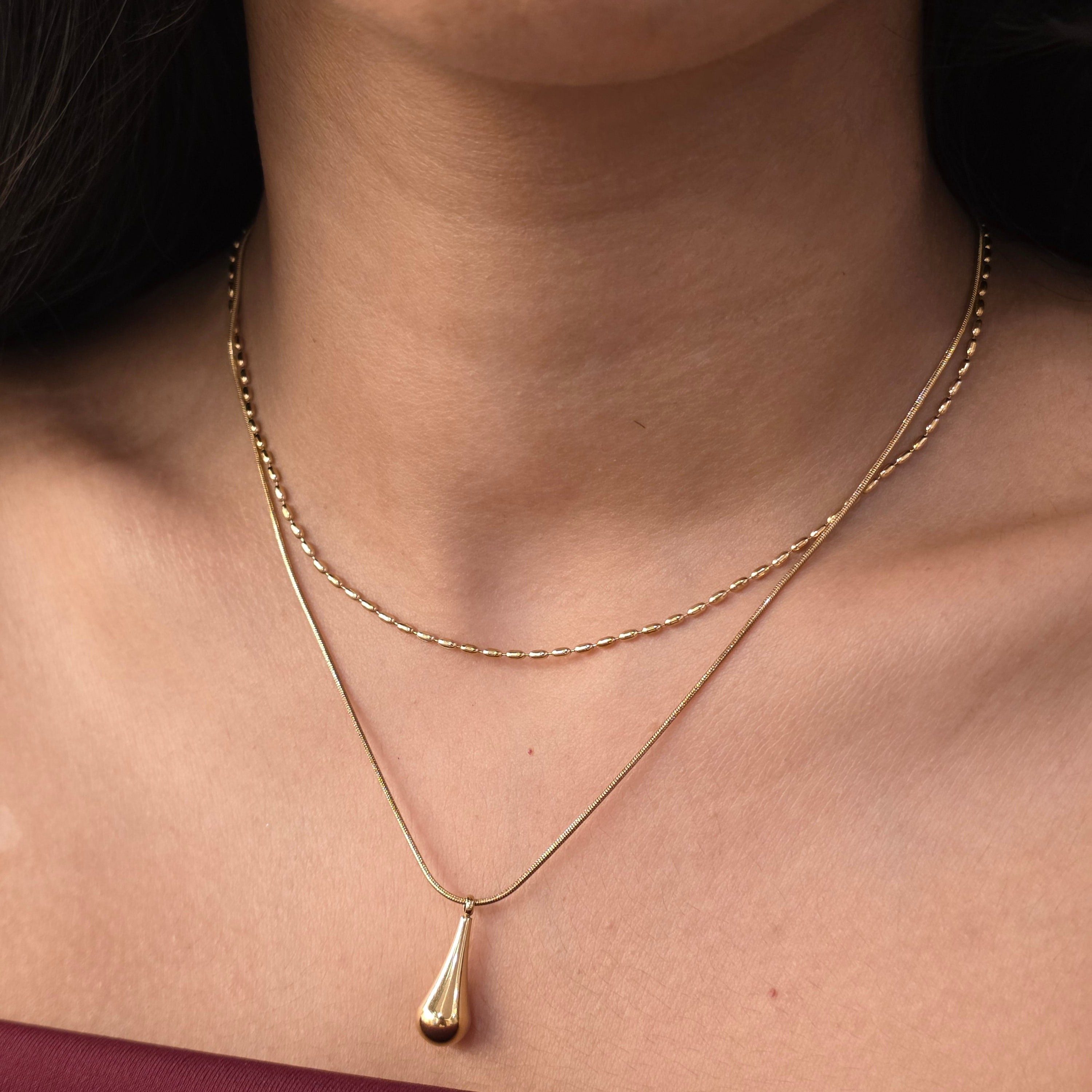 Teardrop Bead Necklace