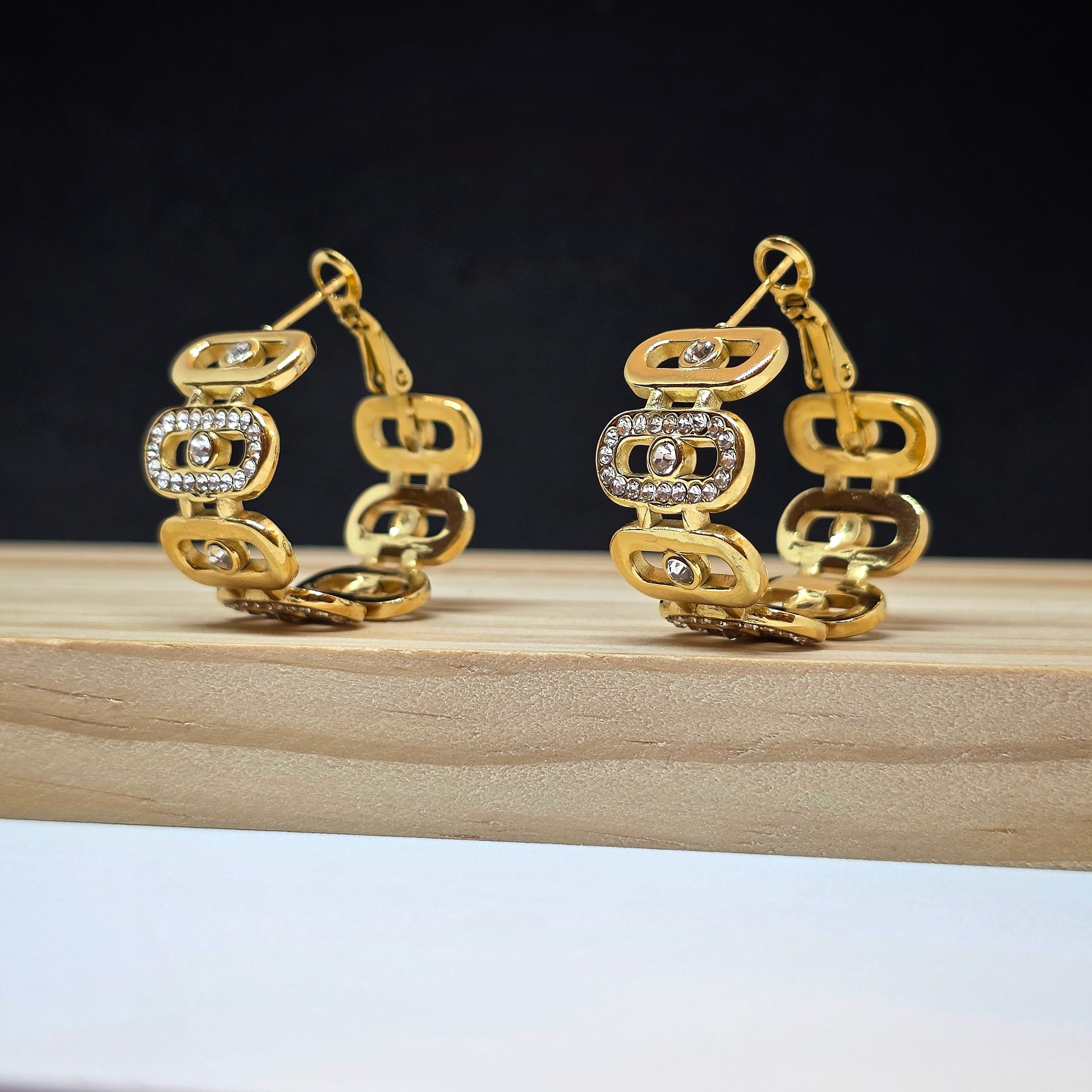 Link Hoop Earrings