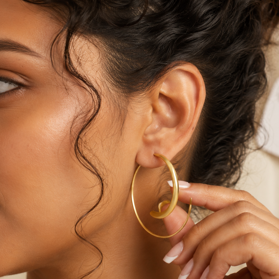 Wire Hoop Earrings