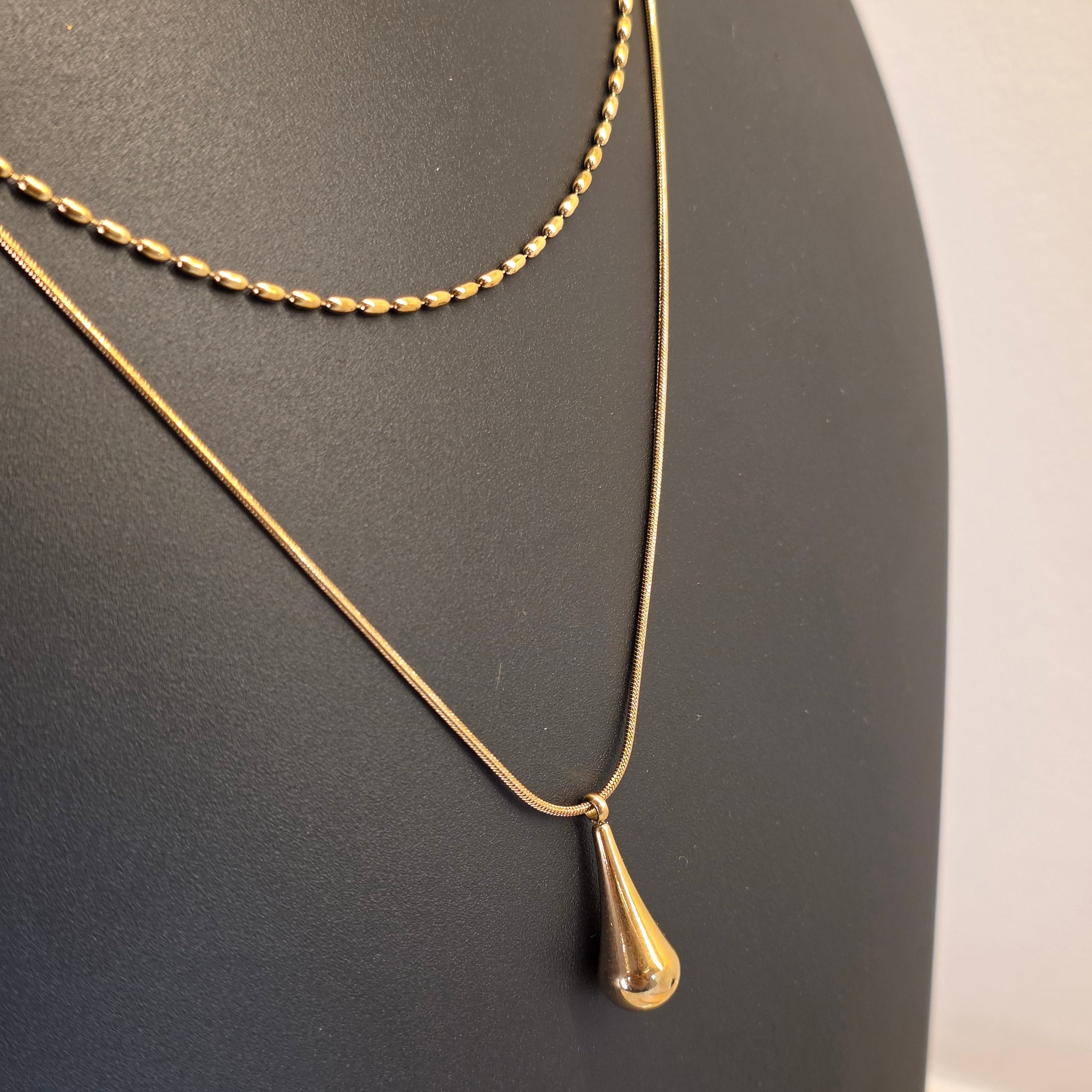 Teardrop Bead Necklace