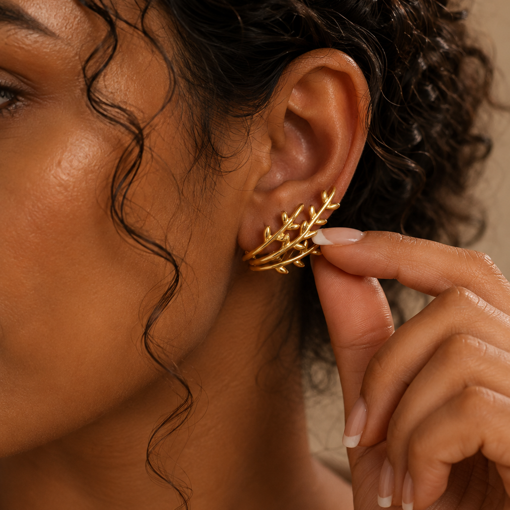 Branch Leaf Earrings