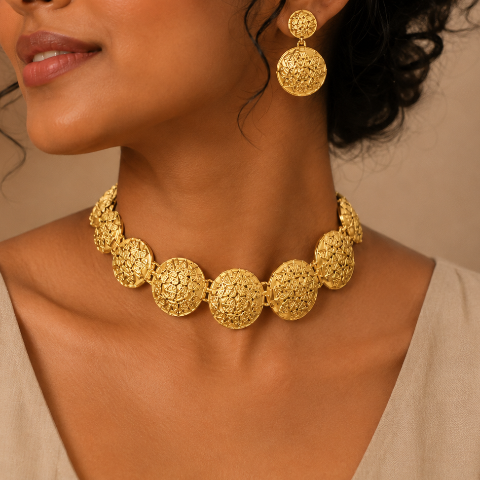 Coin Medallion Necklace