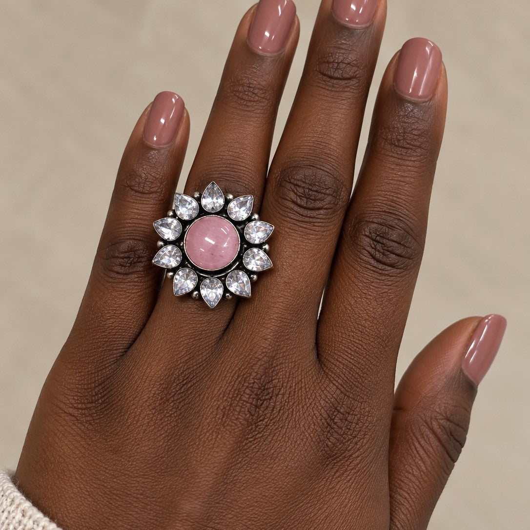 Oxidised Halo Cluster Ring