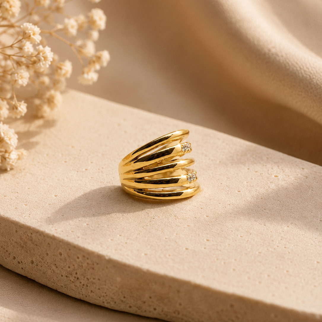 Spiral Wrap Cuff Earrings